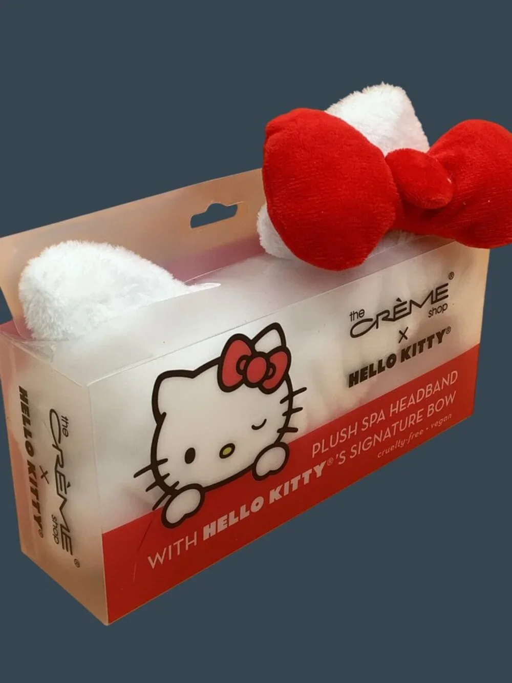 Hello Kitty Signature Plusg Bow Headband Spa Bath Time The Creme Shop x